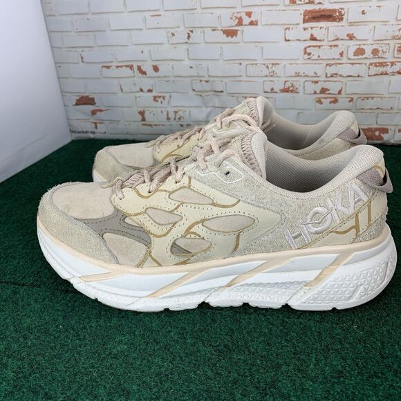 Hoka One One Elite Terrain System Clifton L Suede size 7 1150910-GTL - Picture 7 of 12